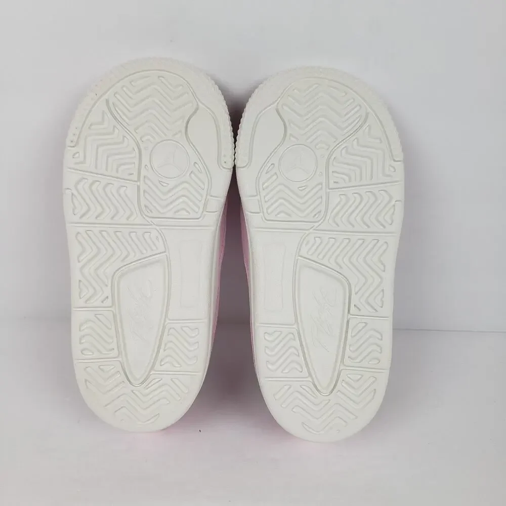 Nike Air Jordan Flight Court Toddler Girls Size 10c Pink Foam Sail Muslin Shoes